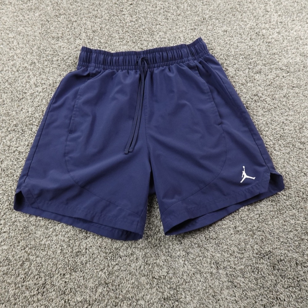 Jordan Shorts Mens XS Blue Air Jumpman Drawstring Basketball Nike Dri Fit Gym